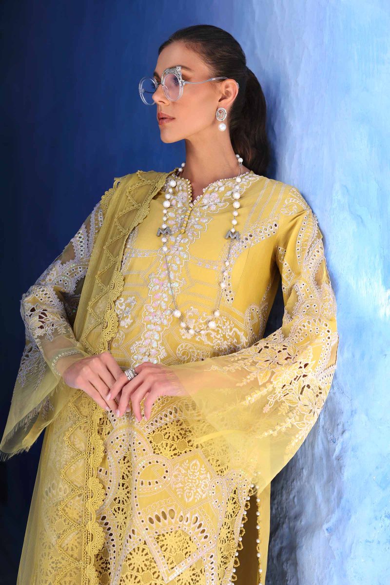 Embroidered Lawn Suit | D-2512-A | MARIA B