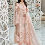 Embroidered Dobby Lawn Suit | D-2513-A | MARIA B