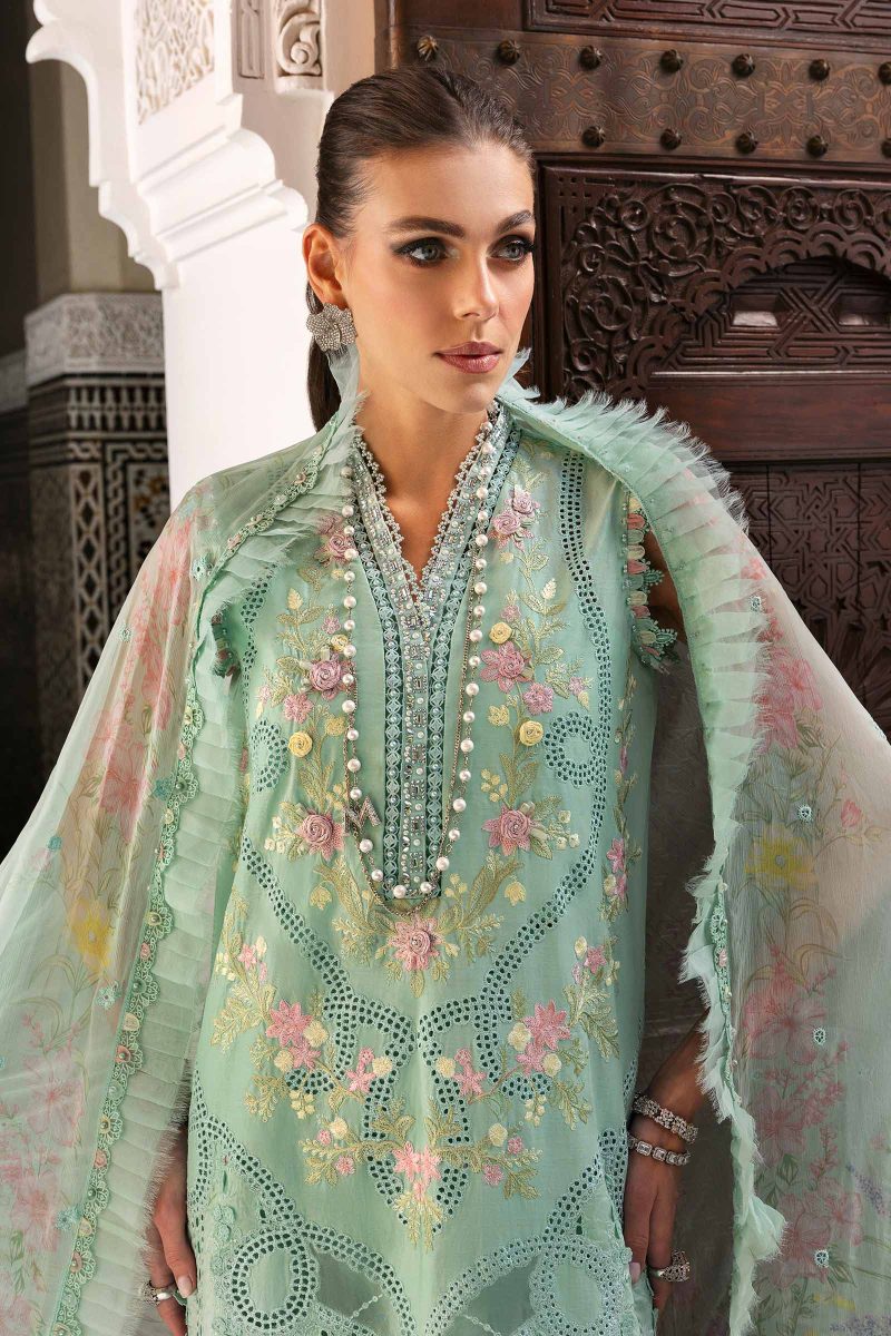 Embroidered Lawn Suit | D-2514-A | MARIA B