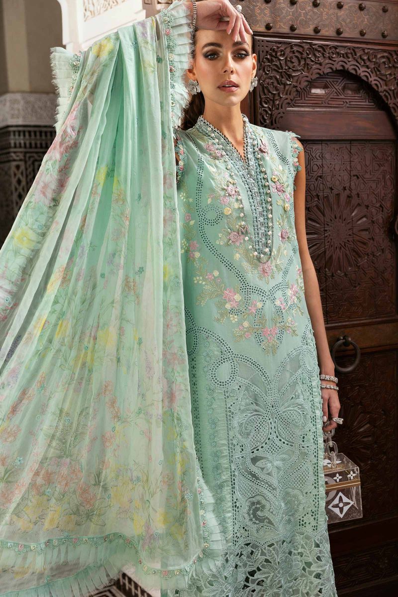 Embroidered Lawn Suit | D-2514-A | MARIA B