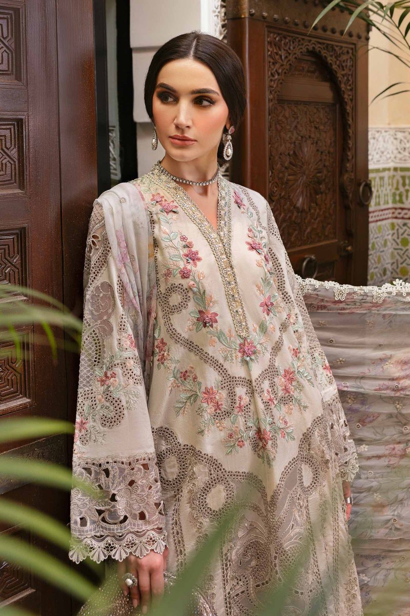Embroidered Lawn Suit | D-2514-B | MARIA B