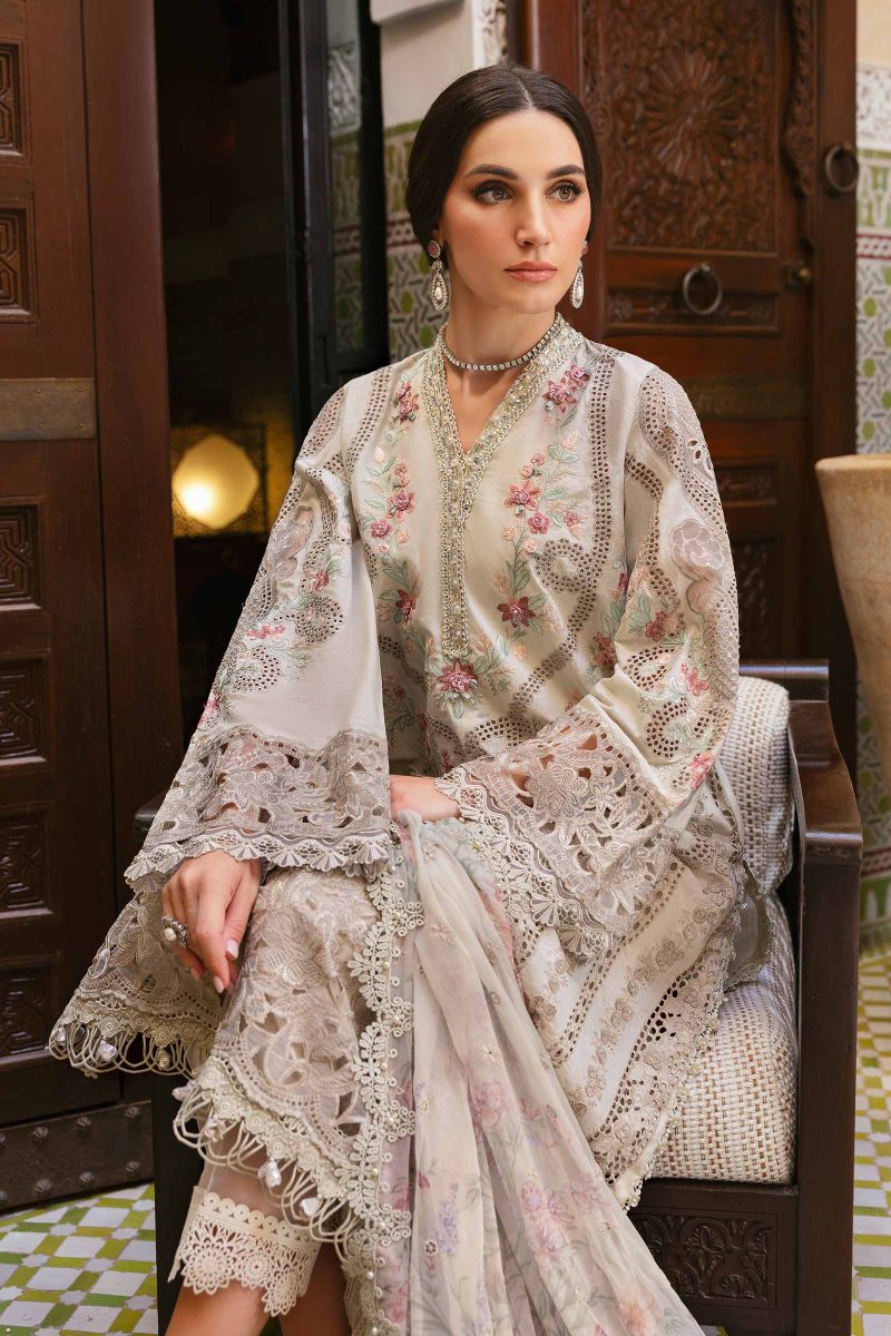 Embroidered Lawn Suit | D-2514-B | MARIA B