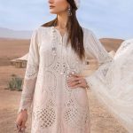 Embroidered Dobby Lawn Suit | D-2515-A | MARIA B