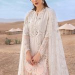 Embroidered Dobby Lawn Suit | D-2515-A | MARIA B