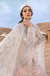 Embroidered Dobby Lawn Suit | D-2515-A | MARIA B
