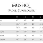 Faded Sunflower HUNSS250305B | MUSHQ