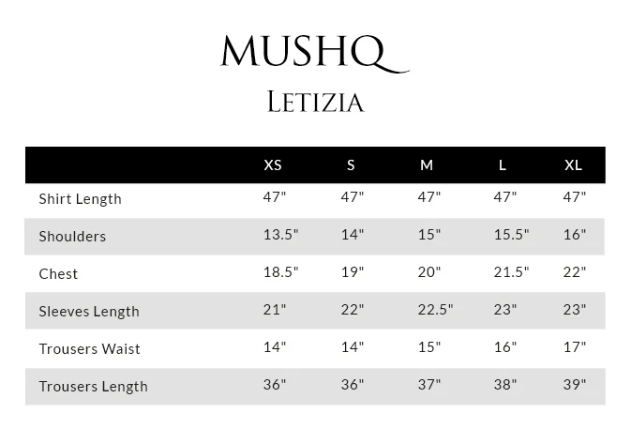 Letizia HUNSS250103 | MUSHQ