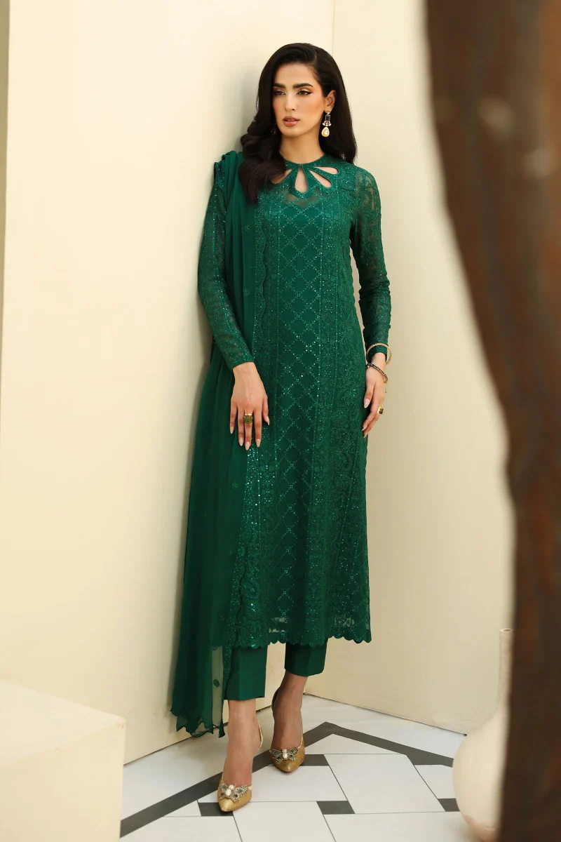 Embroidered Chiffon | LF-818 | MARIA B