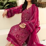 Embroidered Chiffon | LF-821 | MARIA B