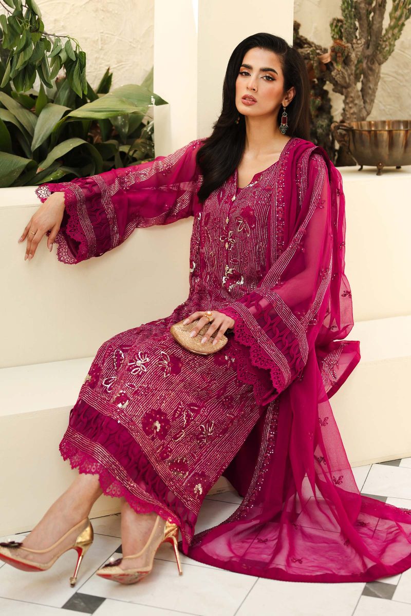 Embroidered Chiffon | LF-821 | MARIA B