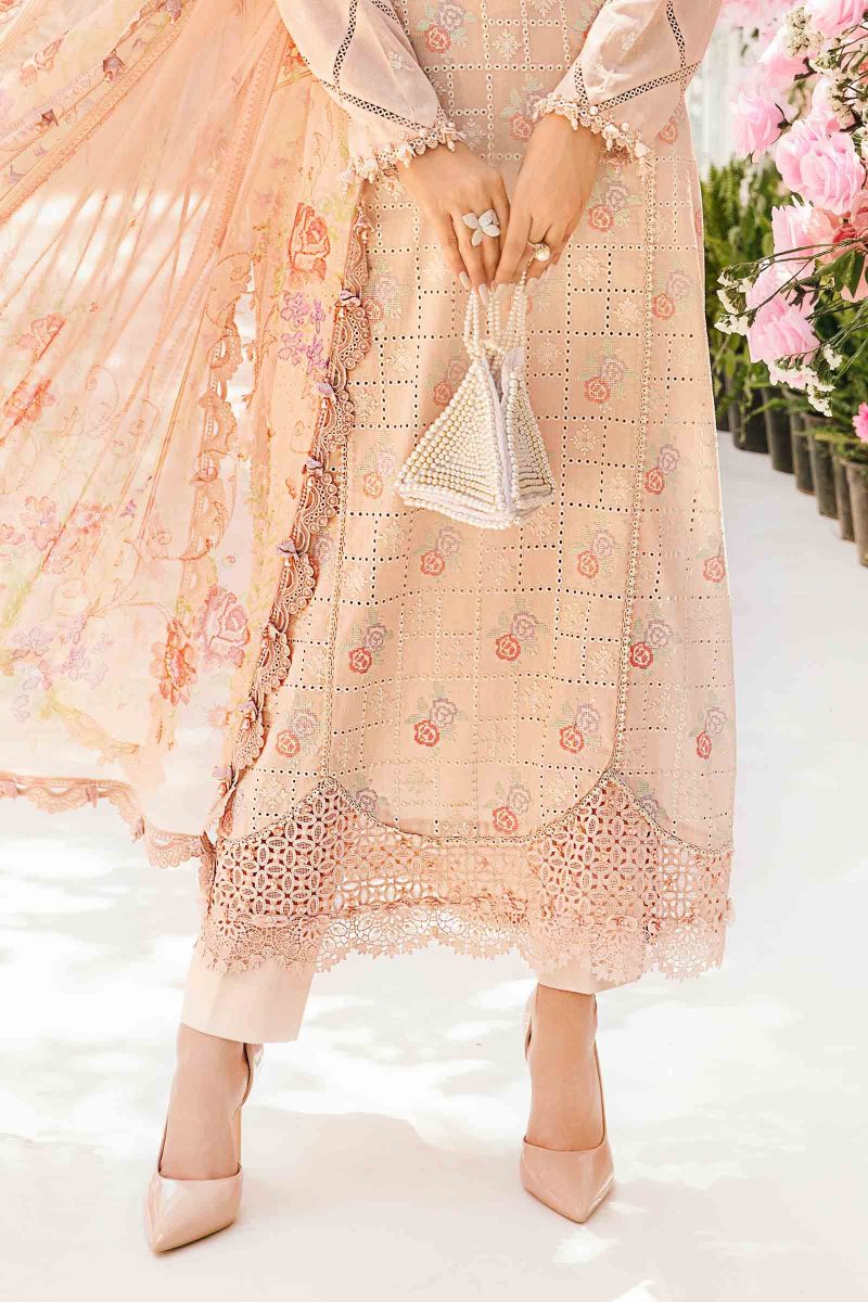 Embroidered Lawn Suit | MPT-2601-A | MARIA B