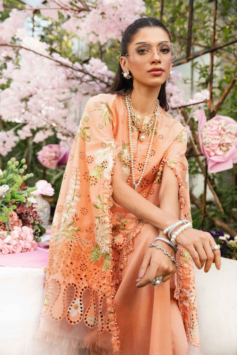 Embroidered Lawn Suit | MPT-2602-A | MARIA B