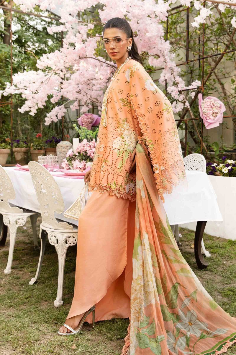 Embroidered Lawn Suit | MPT-2602-A | MARIA B