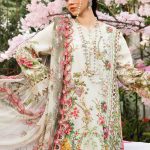 Embroidered Lawn Suit | MPT-2605-A | MARIA B