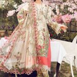 Embroidered Lawn Suit | MPT-2605-A | MARIA B
