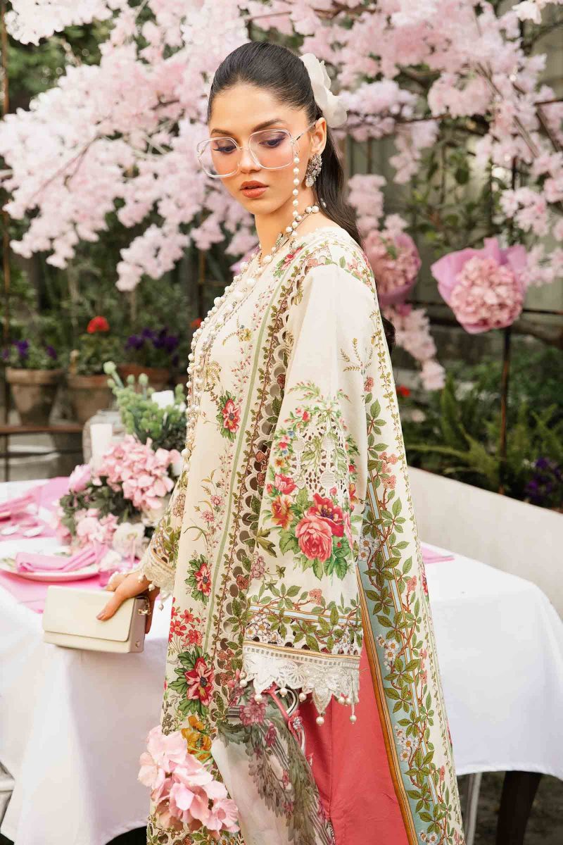 Embroidered Lawn Suit | MPT-2605-A | MARIA B