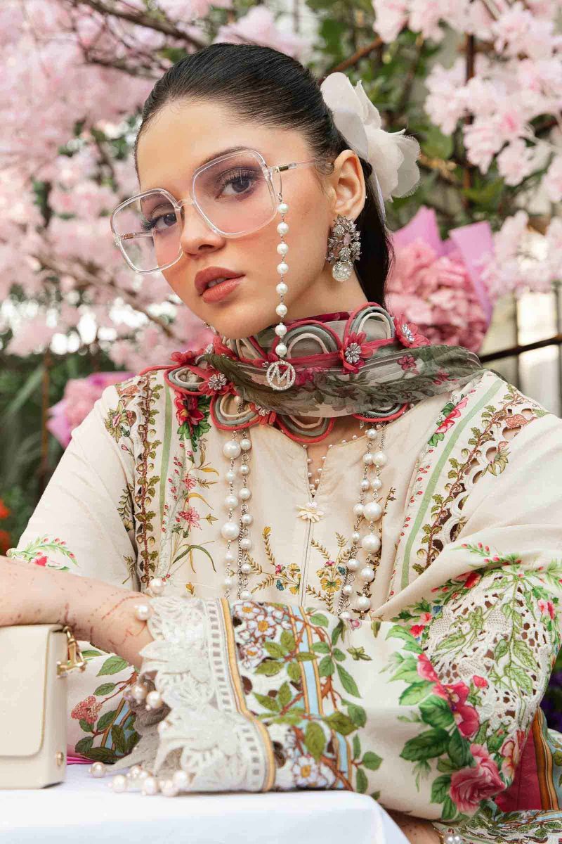 Embroidered Lawn Suit | MPT-2605-A | MARIA B