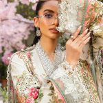 Embroidered Lawn Suit | MPT-2605-B | MARIA B