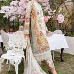 Embroidered Lawn Suit | MPT-2605-B | MARIA B