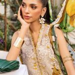 Embroidered Lawn Suit | MPT-2606-A | MARIA B