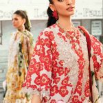 Embroidered Lawn Suit | MPT-2606-B | MARIA B