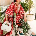 Embroidered Lawn Suit | MPT-2606-B | MARIA B