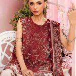Embroidered Lawn Suit | MPT-2608-A | MARIA B