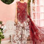 Embroidered Lawn Suit | MPT-2608-A | MARIA B
