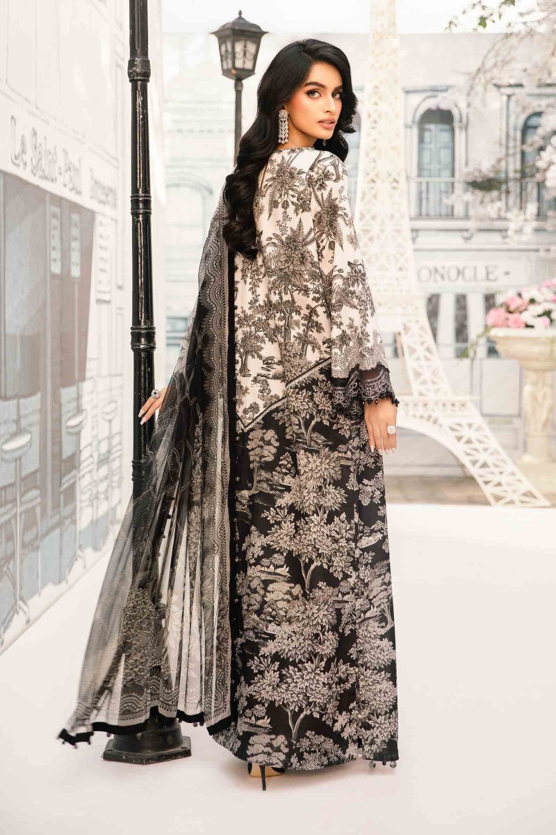 Embroidered Lawn Suit | MPT-2608-B | MARIA B