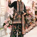 Embroidered Lawn Suit | MPT-2610-B | MARIA B