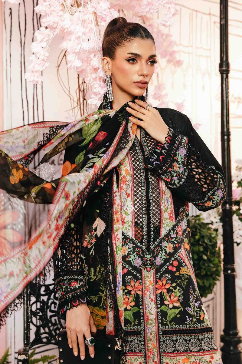 Embroidered Lawn Suit | MPT-2610-B | MARIA B