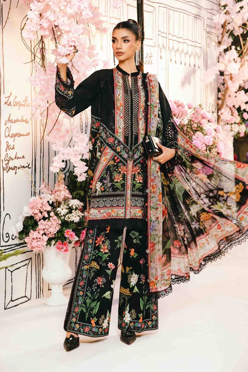 Embroidered Lawn Suit | MPT-2610-B | MARIA B