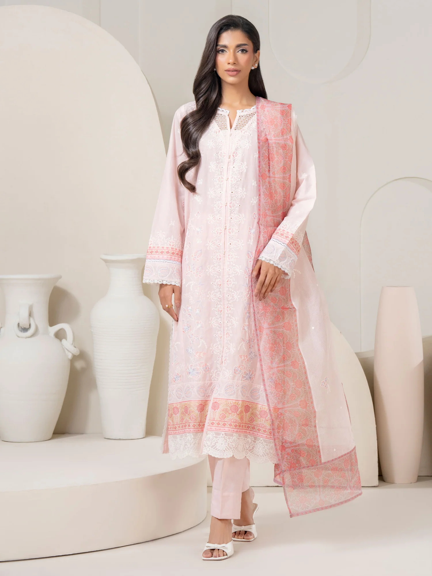 3 Piece Lawn Embroidered | A0739SU-XSL-489 | Limelight