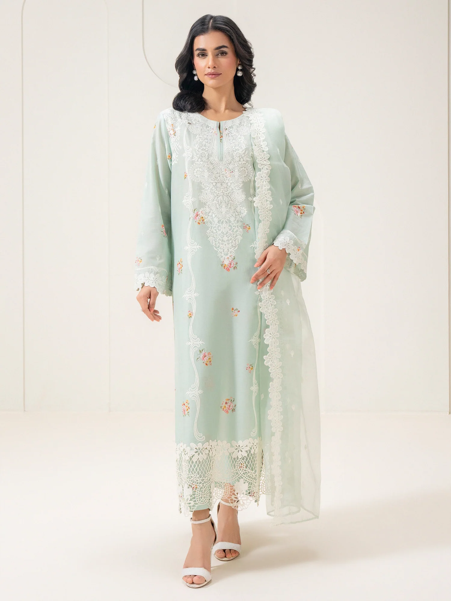 3 Piece Lawn Embroidered |A0800SU-XSL-283 | Limelight