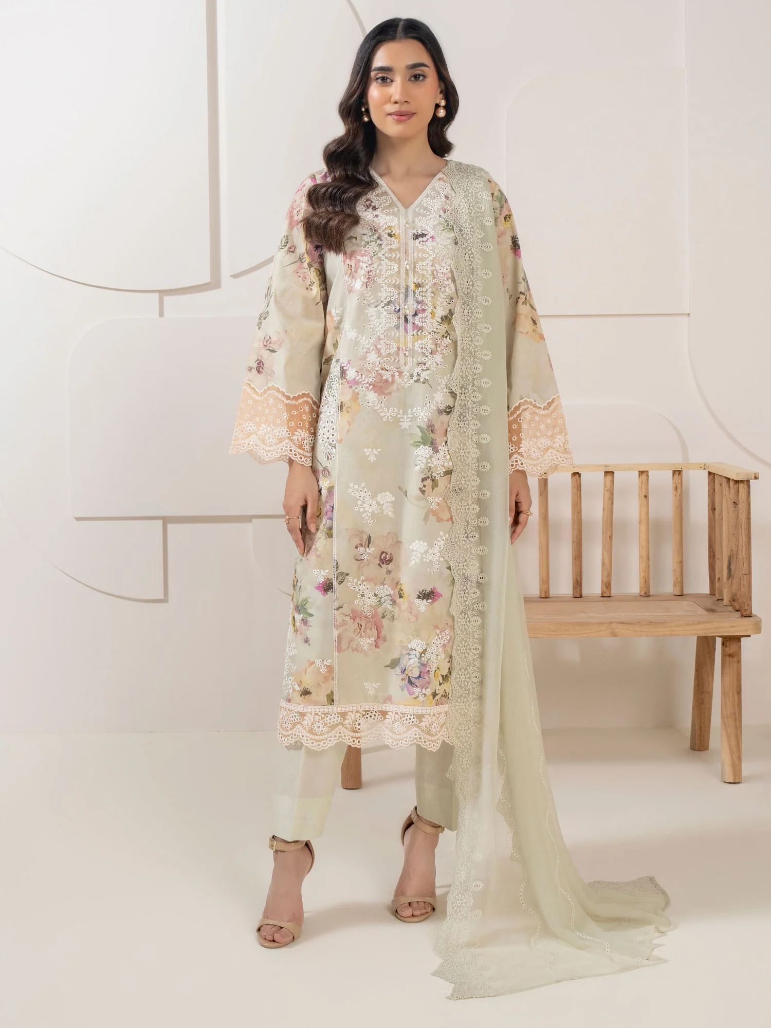 3 Piece Lawn Embroidered | A1061SU-XSL-329 | Limelight