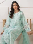 3 Piece Satin Embroidered | A1064SU-XSL-299 | Limelight