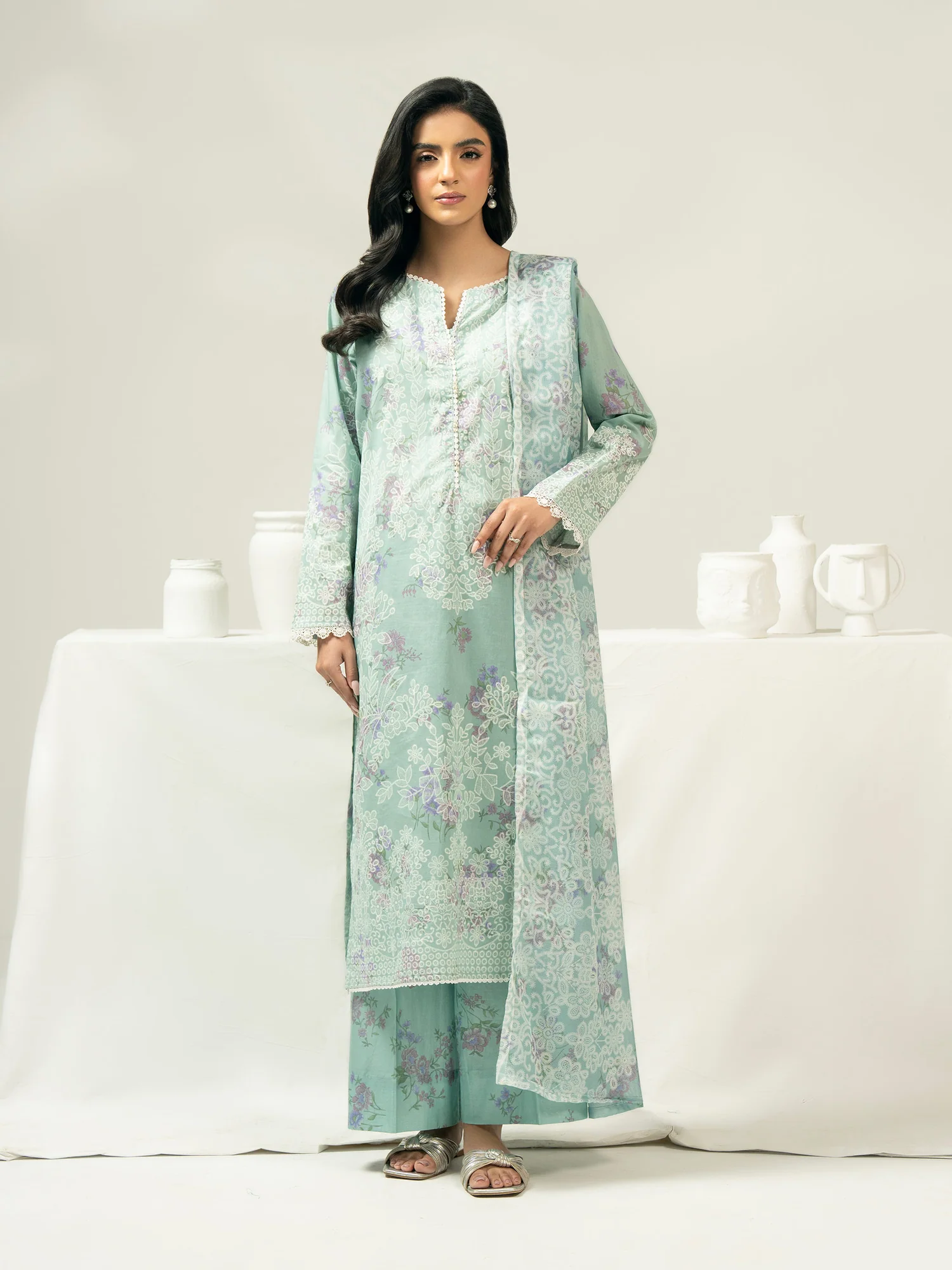 3 Piece Lawn Paste Print | A1946SU-XSL-199 | Limelight