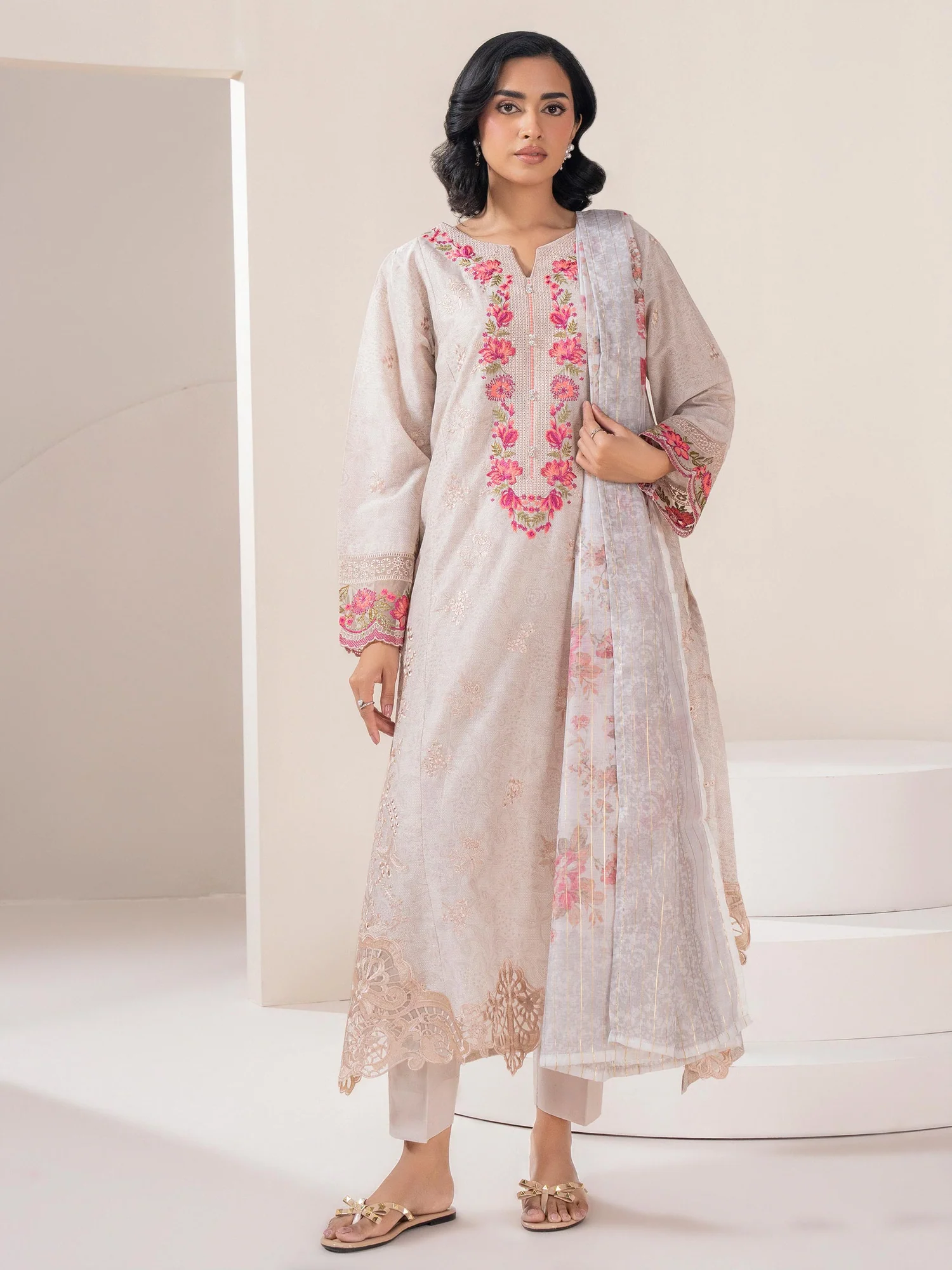 3 Piece Lawn Embroidered | A1967SU-XSL-014 | Limelight