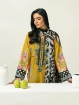 3 Piece Cambric Embroidered | A2053SU-XSL-374 | Limelight