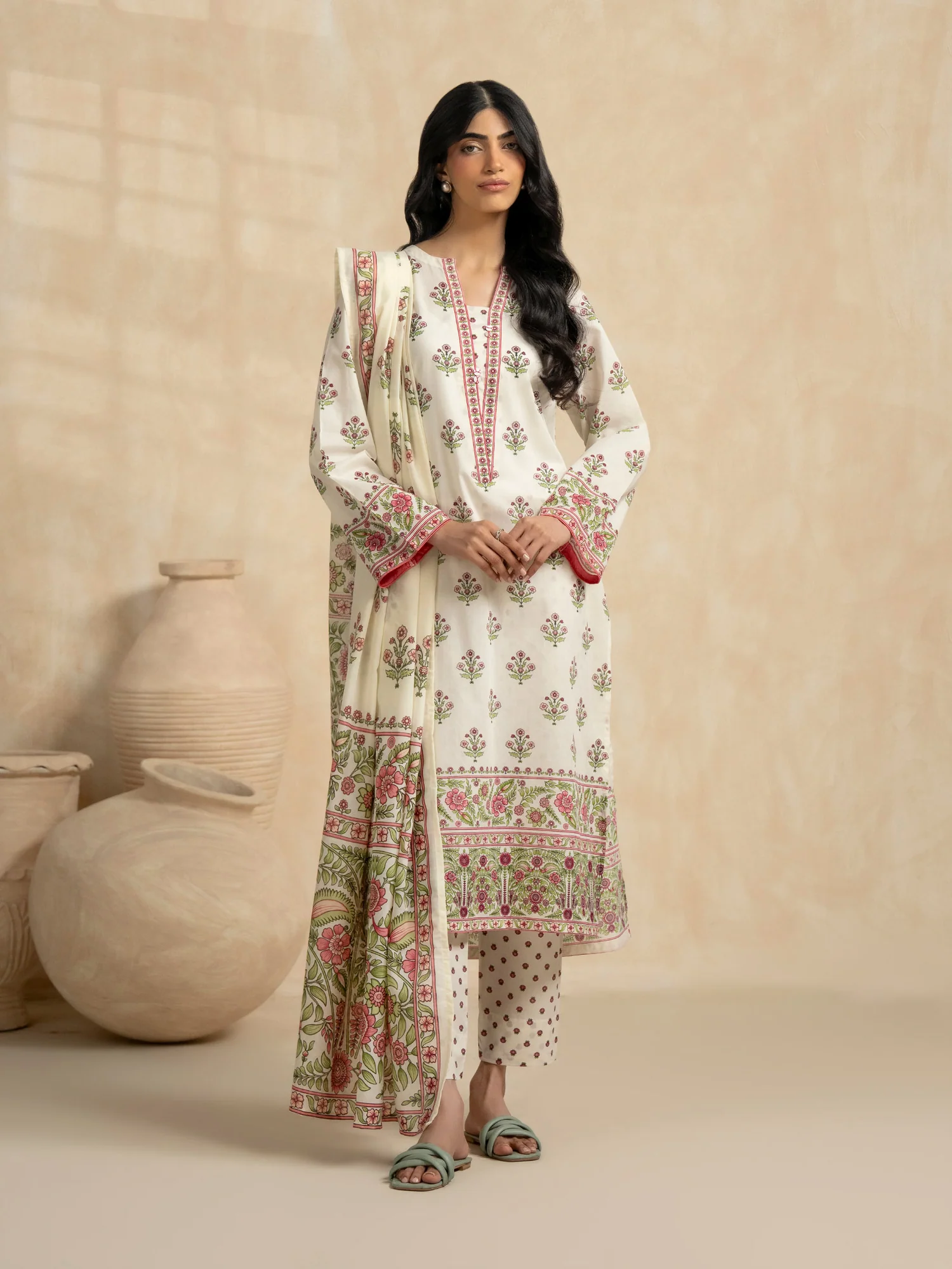 3 Piece Lawn Printed | A2536SU-XSL-002 | Limelight