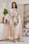 Cotton Chikan 3D embroidered, Crochet | F-164 | Khudabaksh
