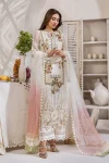 Cotton Chikan 3D embroidered, Crochet | F-164 | Khudabaksh