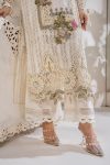 Cotton Chikan 3D embroidered, Crochet | F-164 | Khudabaksh