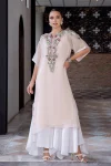 Crinkle Chiffon with Hand Embroidered | P-270 | KhudaBaksh
