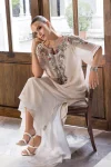 Crinkle Chiffon with Hand Embroidered | P-270 | KhudaBaksh