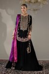 Black Velvet hand-embroidered | P-290 | Khudabaksh