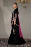 Black Velvet hand-embroidered | P-290 | Khudabaksh