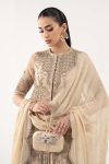 Embroidered Organza | EF26-53-Coffee | Maria B