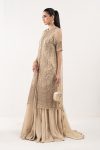 Embroidered Organza | EF26-53-Coffee | Maria B