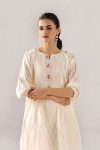Off- White Brochette Cotton | F-187 | Khudabaksh